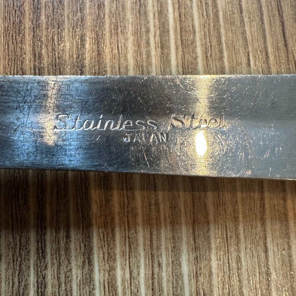 Silver Metal Spatula Vintage Stainless Steel Made in Japan - Picture 4 of 5